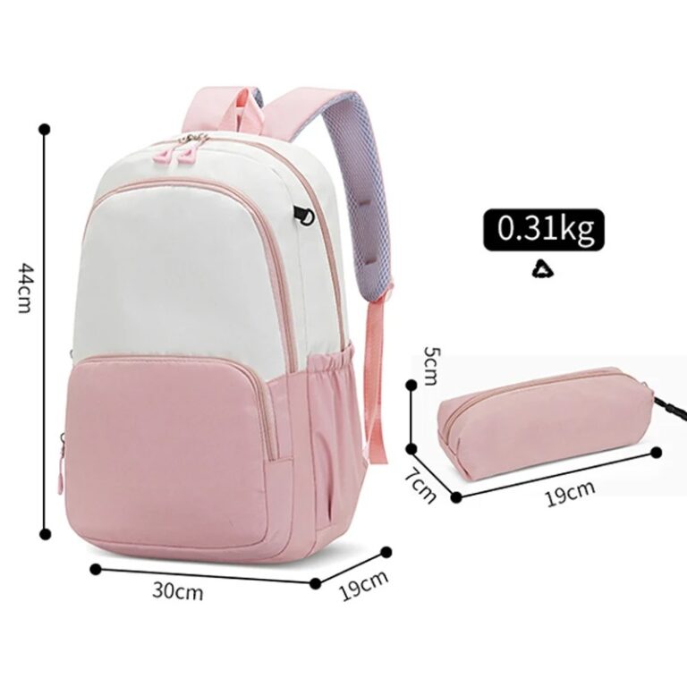Sac à Dos Maternelle Fille Chat HTgroce - Cartable Enfant Mignon Pour École Crèche Garderie