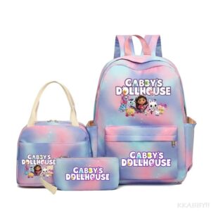 Sac à dos Gabby chat 3 pièces